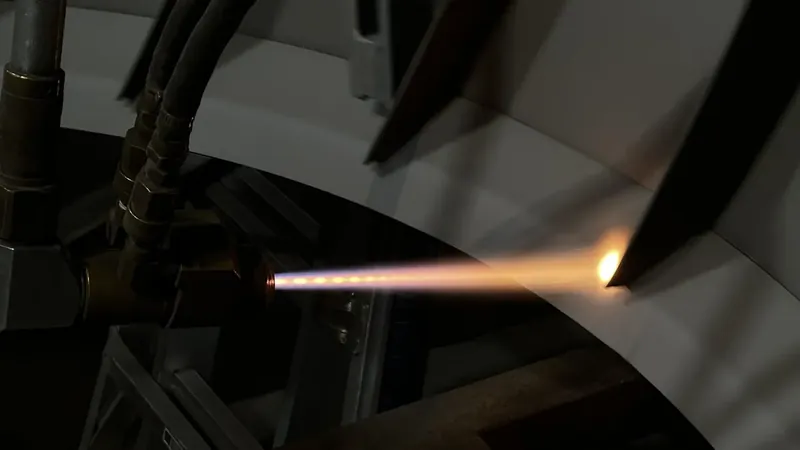 HVOF spray applying carbide coating