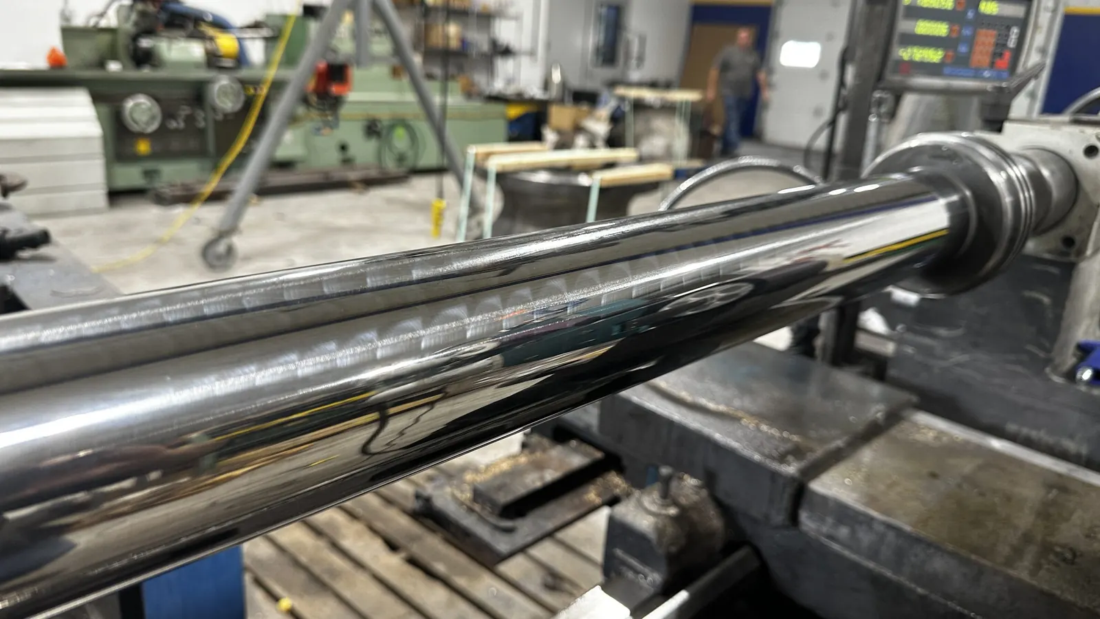 Chrome carbide coating, ground and super finished