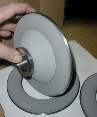 Tungsten carbide coated hub and wear plate