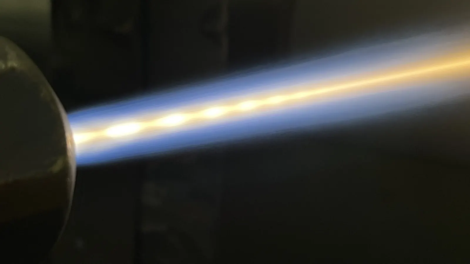 HVOF carbide coating spray plume